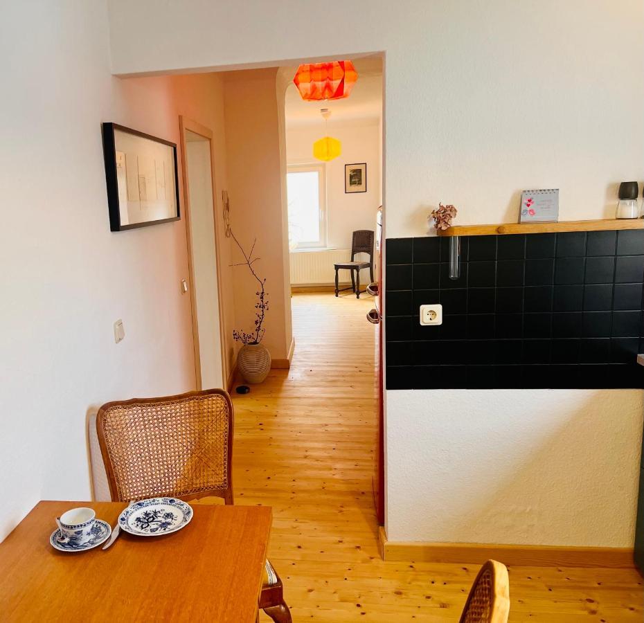 Kuschelige Helle Ferienwohnung Gotha Exteriör bild