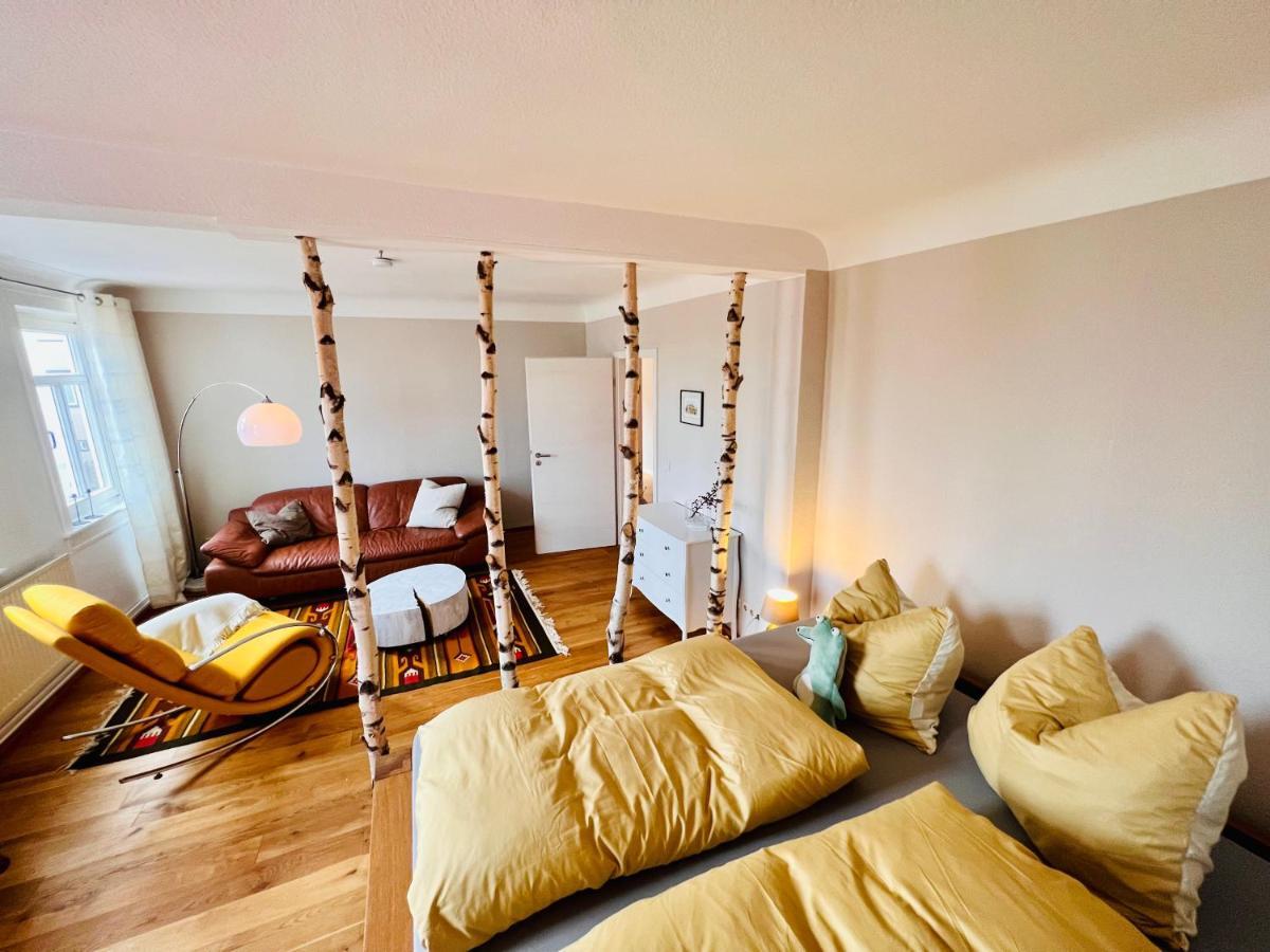 Kuschelige Helle Ferienwohnung Gotha Exteriör bild